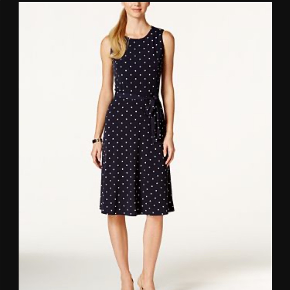 NWOT Polka Dot Midi Dress